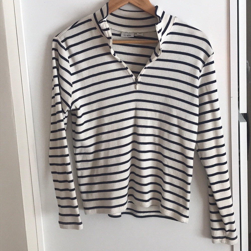 L. L. Bean Women’s Quarter Zip Sweater